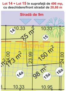 Vând teren intravilan pentru construcții case în Sibiu, str Viile Sibiului. - foto 5