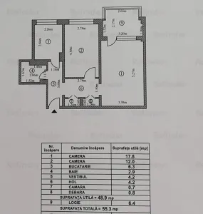 Vanzare apartament 2 camere | Titan | Scoala Hamburg | intrare parc IOR | etaj 1/10 | renovat total nou | 56mp utili | mobilat si utilat  lux | - foto 12