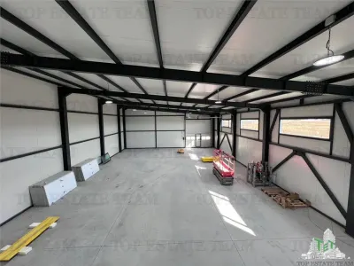 Hala industriala, pretabila, fabrica, productie, service auto, 1002mp teren, 590mp Sdc, 380v, Domnesti Ianga Linia de Centura - foto 7