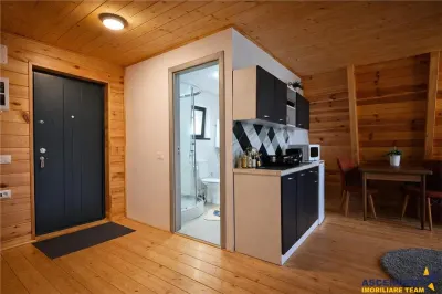 Eleganta,echipata casa A Frame,1.200 mp teren,deschidere Piatra Craiului,Moieciu, Brasov - foto 5