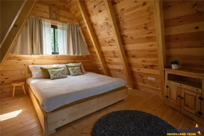 In incantare peisagistica,rafinata cabana, echipata,Moieciu,Bran,Brasov - foto 4
