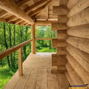 3.000mp de incantare montana cu cabana din lemn masiv, Zarnesti Tohanita - foto 2