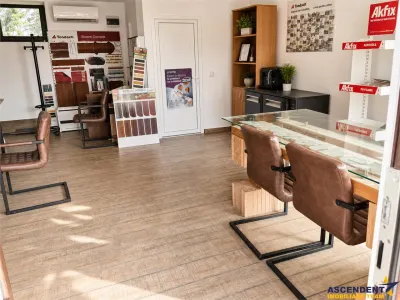 Spatiu vitrinat: Showroom + panouri publicitare + pergola + birou, Grivitei Brasov - Brasov