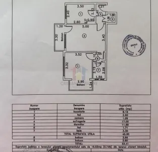 Ap.2 cam conf 1, Calea Galati, 54 mp, Liber - foto 11