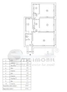 CENTRAL STEFAN CEL MARE 3 CAMERE BLOC GULIVER - foto 4