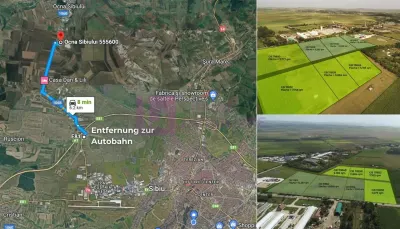 Teren intravilan | PUZ aprobat | utilitati | constructie hale industriale - foto 15