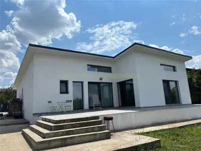 Vanzare casa 5 camere,  pe un nivel, 2021, vedere lac Snagov, - Ghermanesti