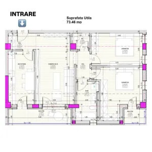 De vanzare apartament intabulat la cheie cu 3 camere 2 bai etaj 2 zona Brana din Selimbar - foto 5