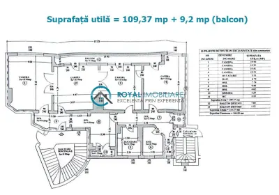 Royal Imobiliare - Inchiriere apartament 4 camere in zona Ultracentral - foto 22