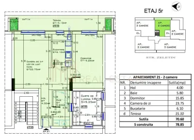 Apartament 2 camere de vanzare Aviatiei - foto 24