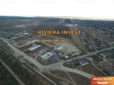 Cumpana- teren de inchiriat  cu platforma betonata - foto 3