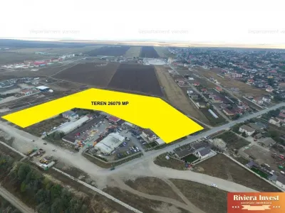 Cumpana- teren de vanzare 26000 mp parcelabil cu platforma betonata - Cumpana