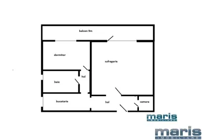 Apartament 2 camere Dambu etaj 2 renovat recent - foto 13