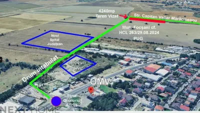 Teren intravilan de vanzare Focsani Zona Sud | 4.240 mp | Deschidere 194 ml | Investitie - foto 3