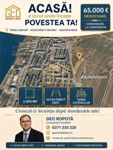 TEREN Extravilan cu iesire la DN 57 in Moldova Noua - Moldova Noua