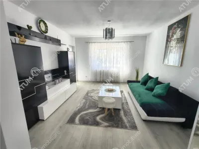 De inchiriat apartament modern la etajul 1 cu 2 camere decomandate, balcon si loc de parcare privat in Sibiu - foto 9