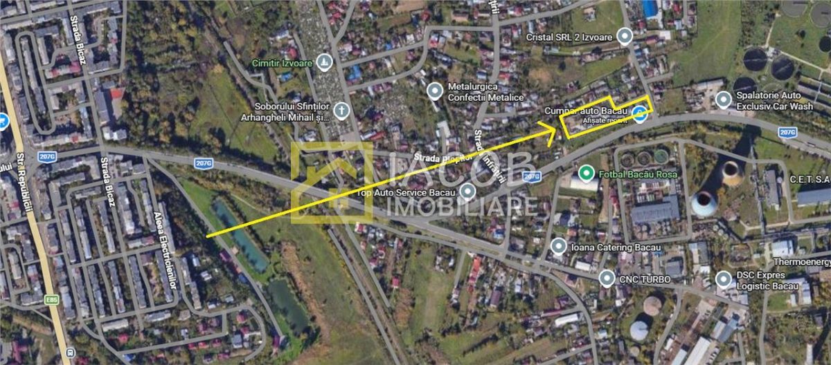 Teren de inchiriat, str. Chimiei, Bacau - Bacau