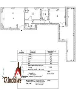 Apartament 3 camere Dorobanti cu terasa proprie - Bucuresti