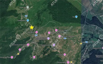Teren intravilan 1025 mp cu acces utilitati si deschidere la drum in Sibiel - Marginimea Sibiului - foto 5