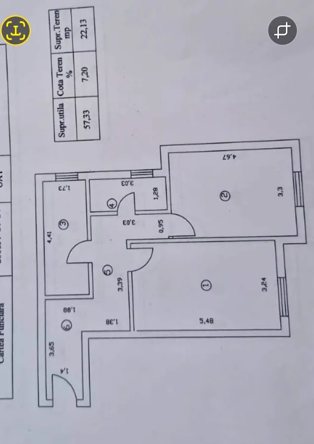 Apartament 2 camere 60 mp  - Bucuresti