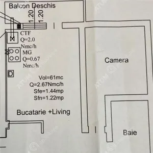 De vanzare apartament cu 2 camere balcon 2 locuri parcare si pod situat in zona LIDL Selimbar - foto 9