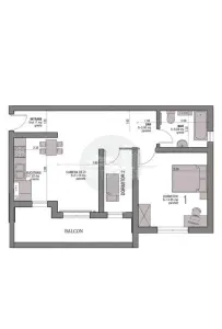 Apartament 3 camere cu balcon in Selimbar - foto 7
