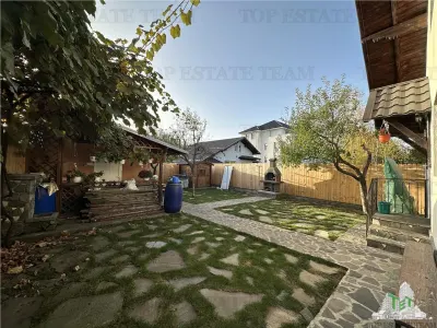 Vila cocheta  de vanzare 5 camere cu 436 mp teren si toate utilitatile, mobilata si utilata in centrul Comunei Cornu - foto 14