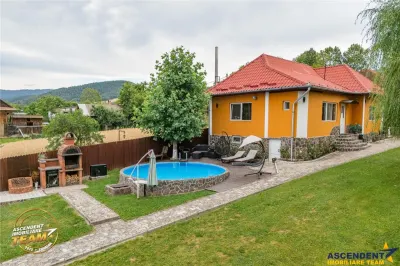 FILM! Doua case cu:piscina,foisor,arbori decorativi,1.700mp teren,Lutoasa,Covasna - foto 46