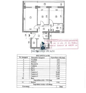 Vanzare Apartament 3 Camere Decomandat Uioara - Bucuresti