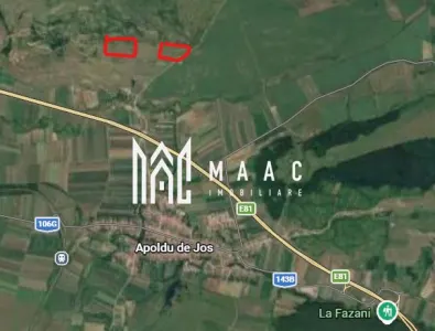 Teren extravilan de vânzare | Apoldu de Jos | 26.258 mp - Apoldu de Jos