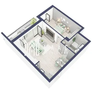 Apartament 2 camere | Etaj 3 | Balcon 10.7 mp | Turnisor - foto 4