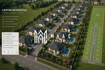 Teren extravilan 500 mp | Daia, Sibiu | acces din drum județean - Daia