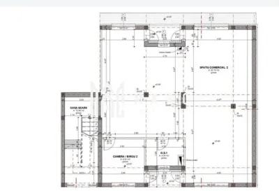 Spatiu Comercial | Open-space | 4 locuri de parcare | 93MPU | Arhitectilor - Sibiu