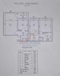 Apartament 3 camere decomandat, 60 mp, Galata - etaj 3, centrala proprie - foto 6